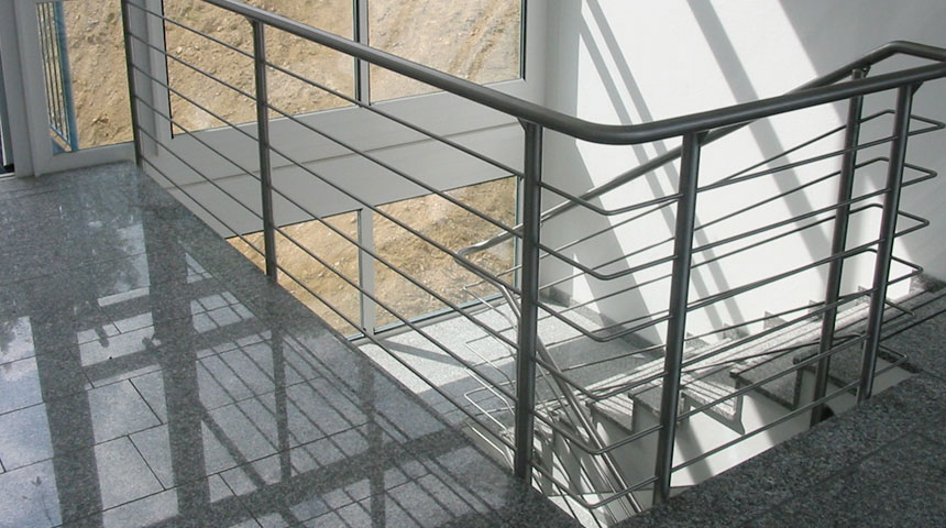 Treppengeländer Innenbereich Edelstahl Metallbau Kronach