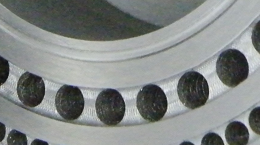 CNC-Bohrungen Detailaufnahme Präzisionsfertigung Kronach